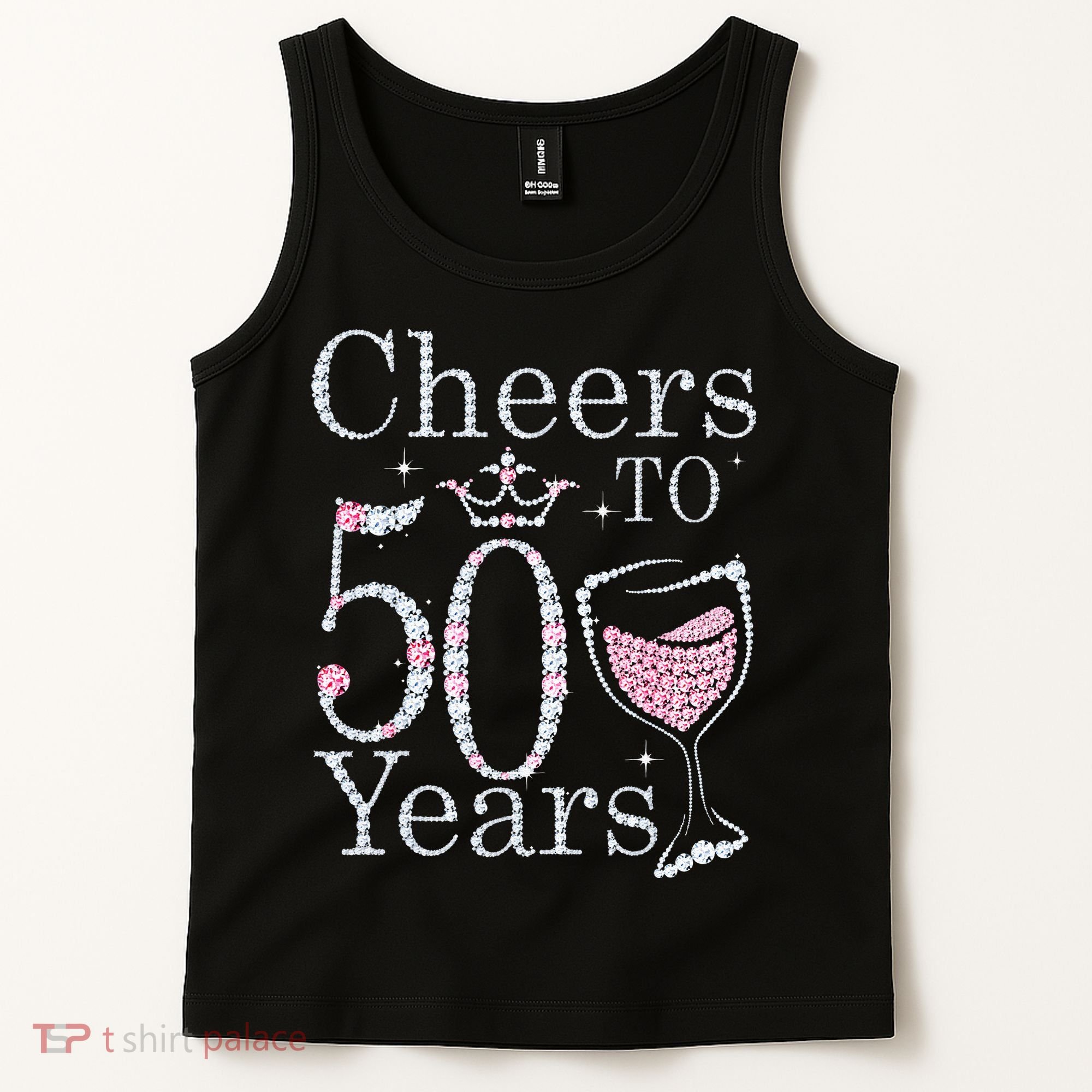 Cheers To 50 Years 1972 50Th Birthday Gift For Womens Tank Top