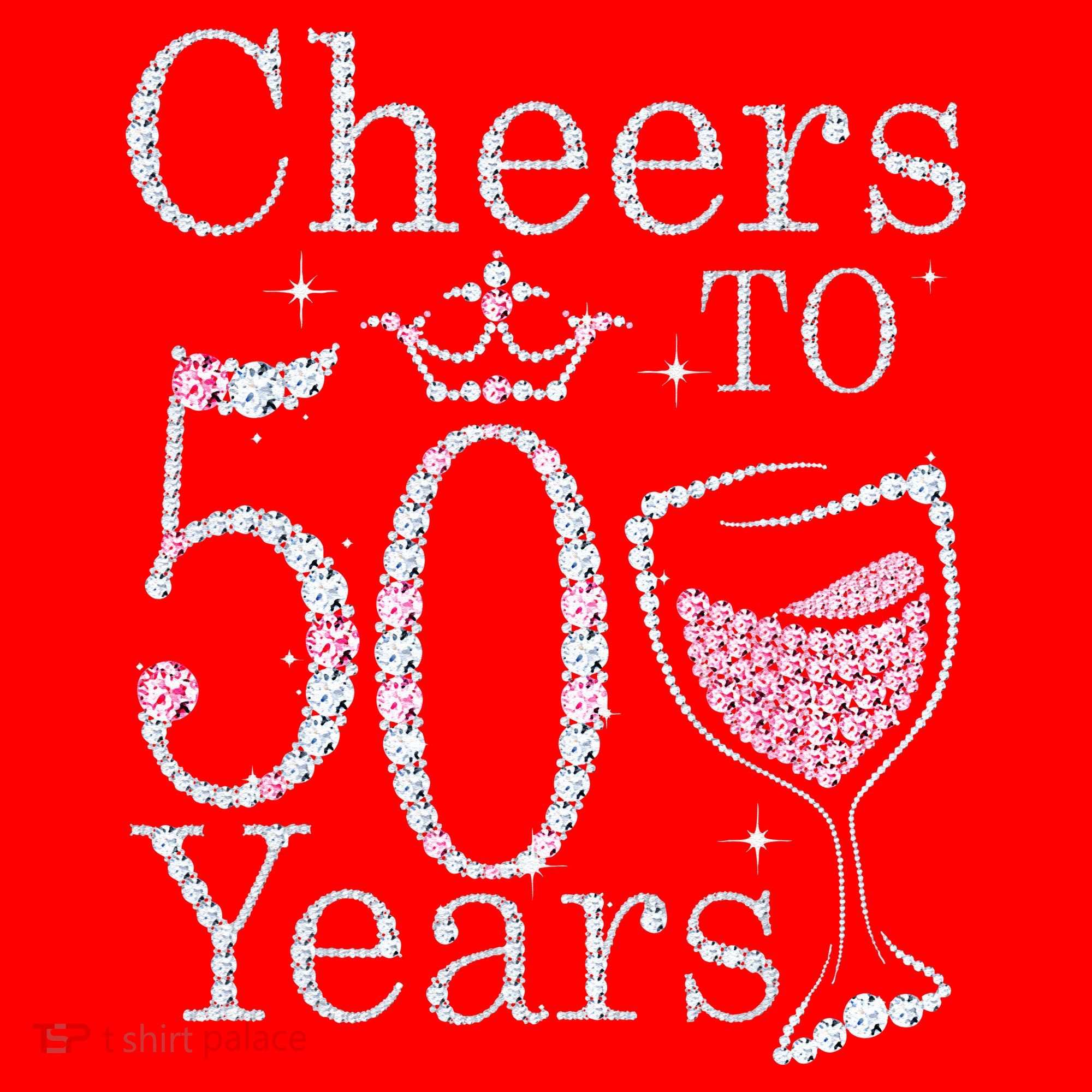 Cheers To 50 Years 1972 50Th Birthday Gift For Womens Santa Hat