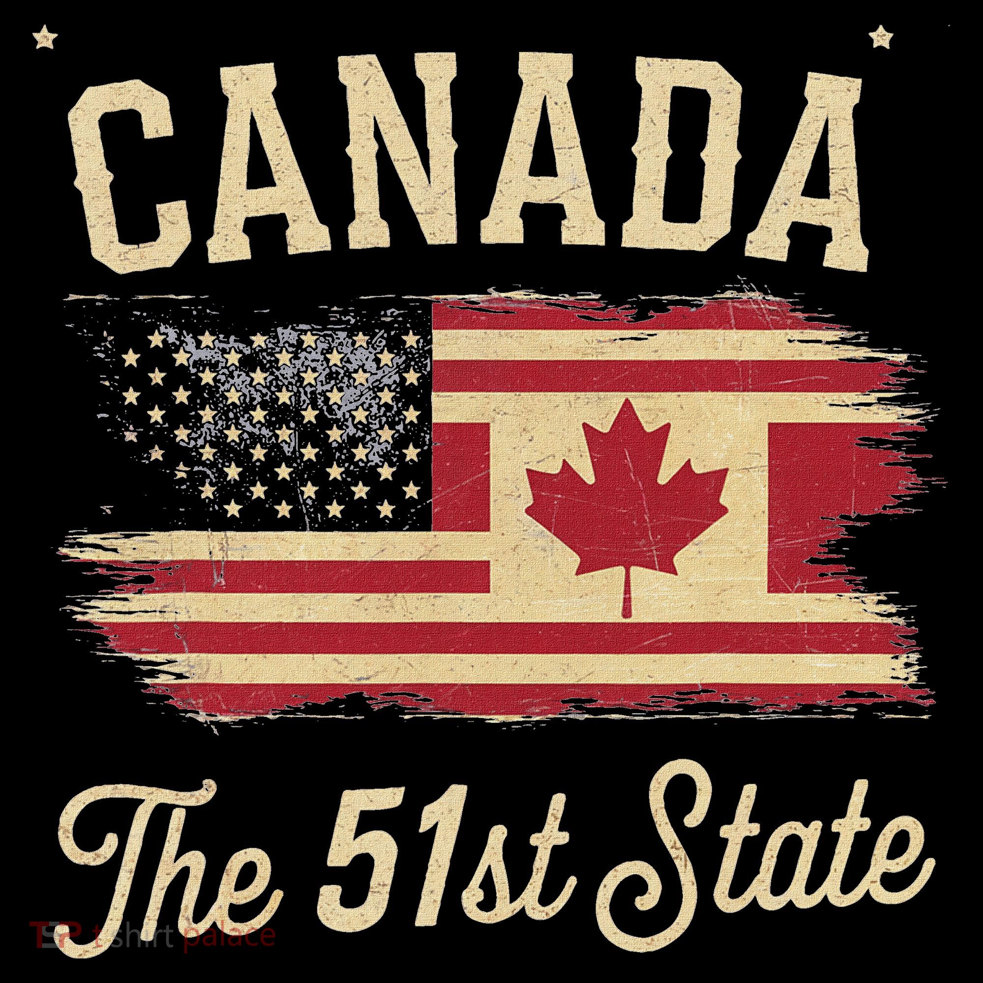 Canada The 51 State Trump Canada U.S State Doggie Tank
