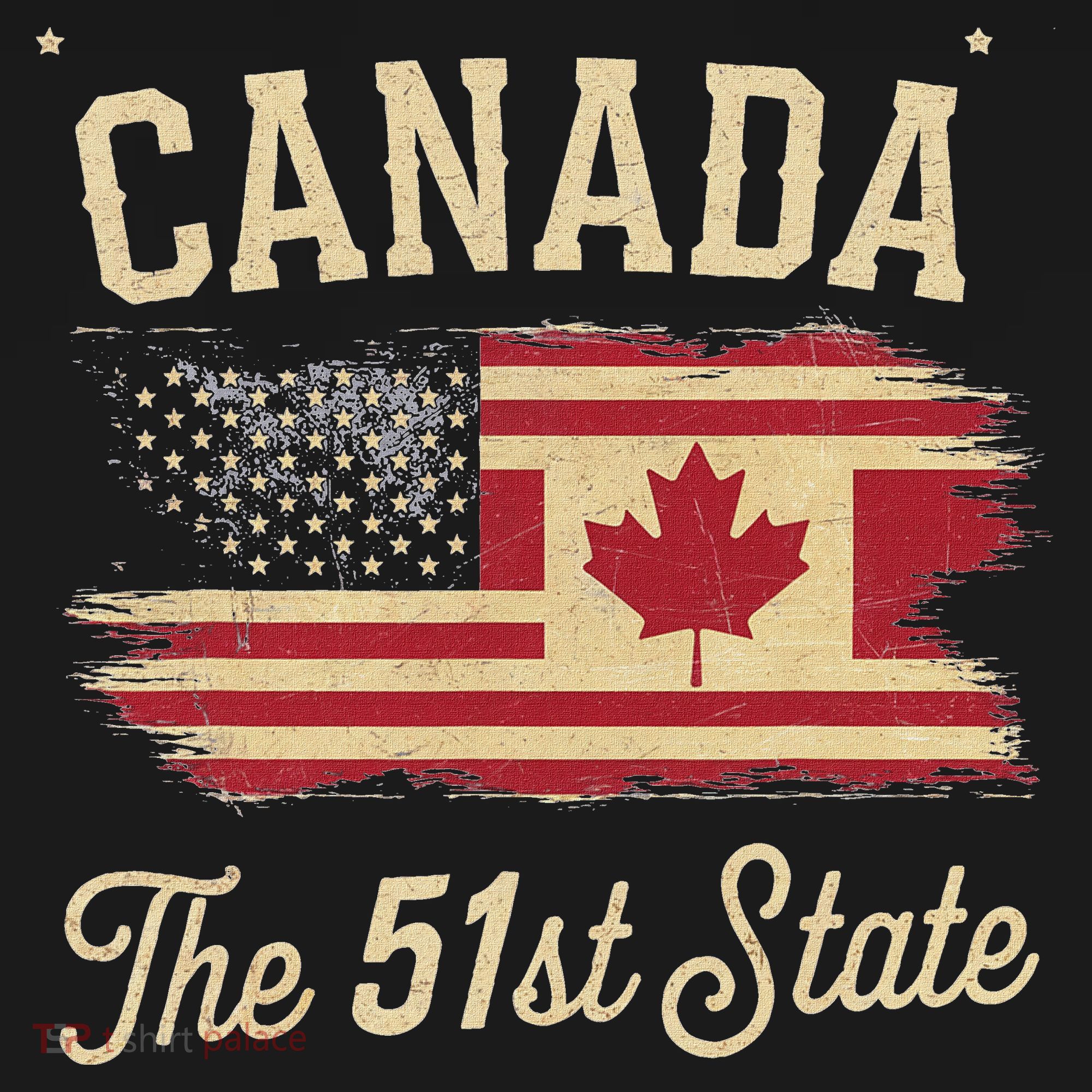 Canada The 51 State Trump Canada U.S State Backpack
