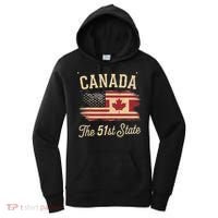 Canada The 51 State Trump Canada U.S State Women's Hoodie thumb 0