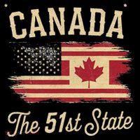 Canada The 51 State Trump Canada U.S State Ornament thumb 1