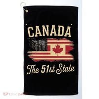 Canada The 51 State Trump Canada U.S State Golf Towel thumb 0