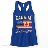 Canada The 51 State Trump Canada U.S State Women's Tank Top thumb 0