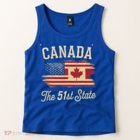 Canada The 51 State Trump Canada U.S State Tank Top thumb 2