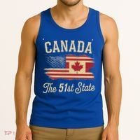 Canada The 51 State Trump Canada U.S State Tank Top thumb 3