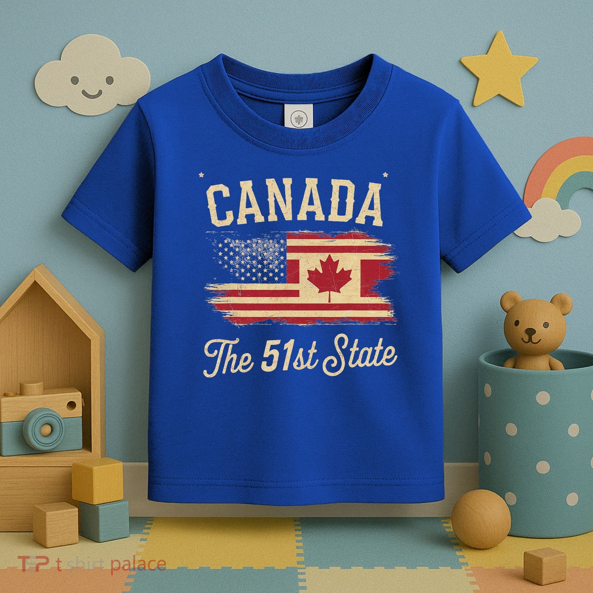 Canada The 51 State Trump Canada U.S State Toddler T-Shirt