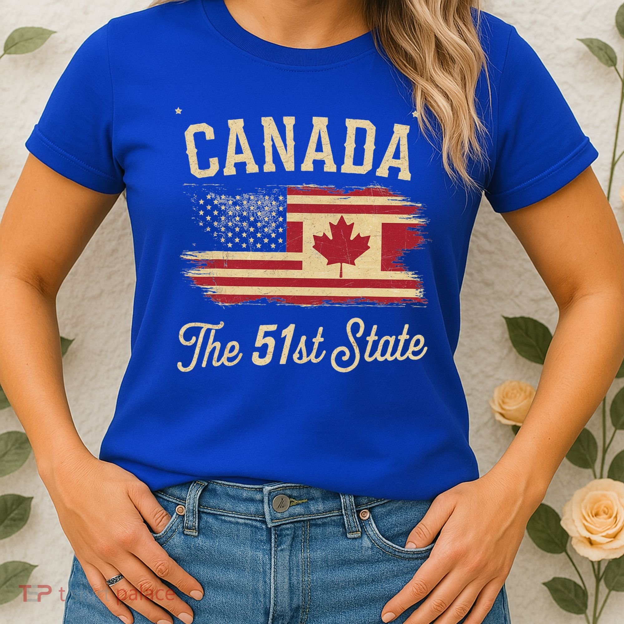 Canada The 51 State Trump Canada U.S State Women's T-Shirt