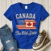 Canada The 51 State Trump Canada U.S State Women's T-Shirt thumb 3