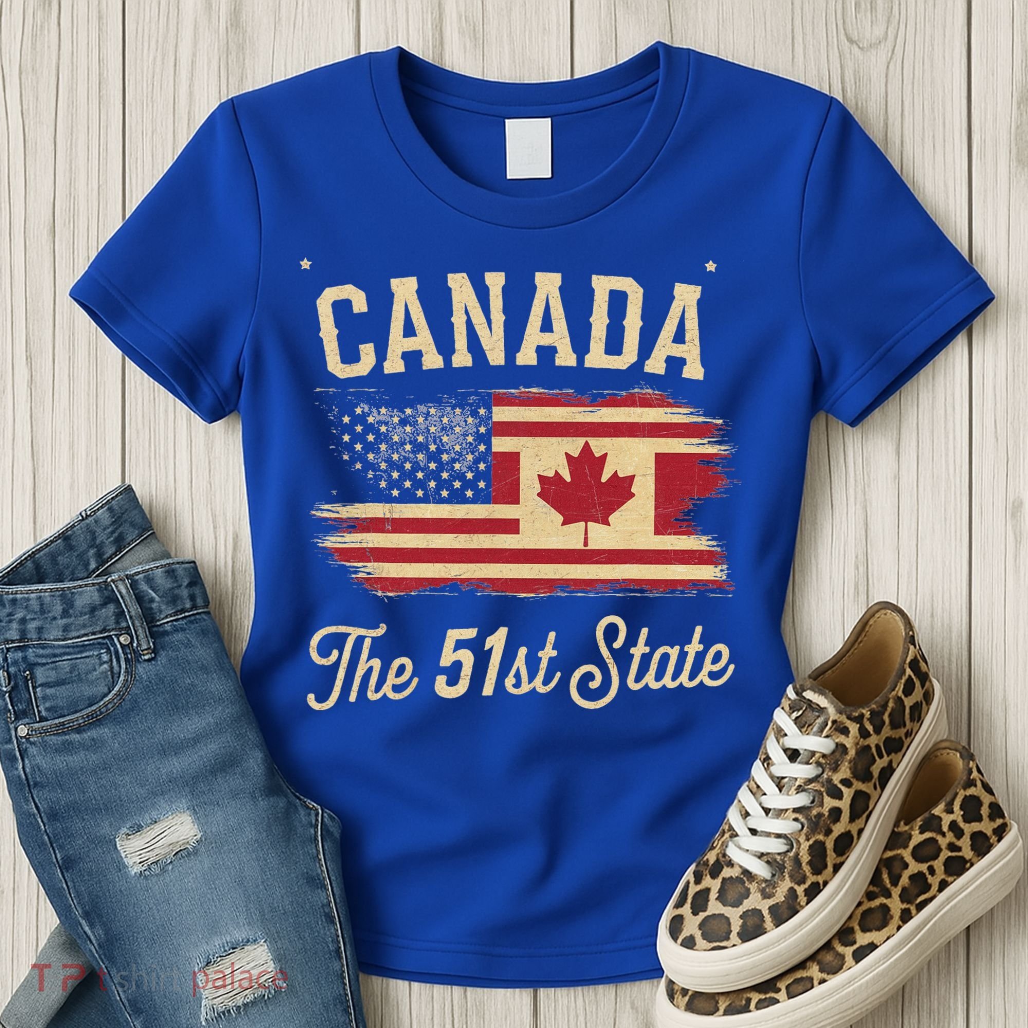 Canada The 51 State Trump Canada U.S State Women's T-Shirt