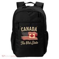 Canada The 51 State Trump Canada U.S State Funny Backpack thumb 0
