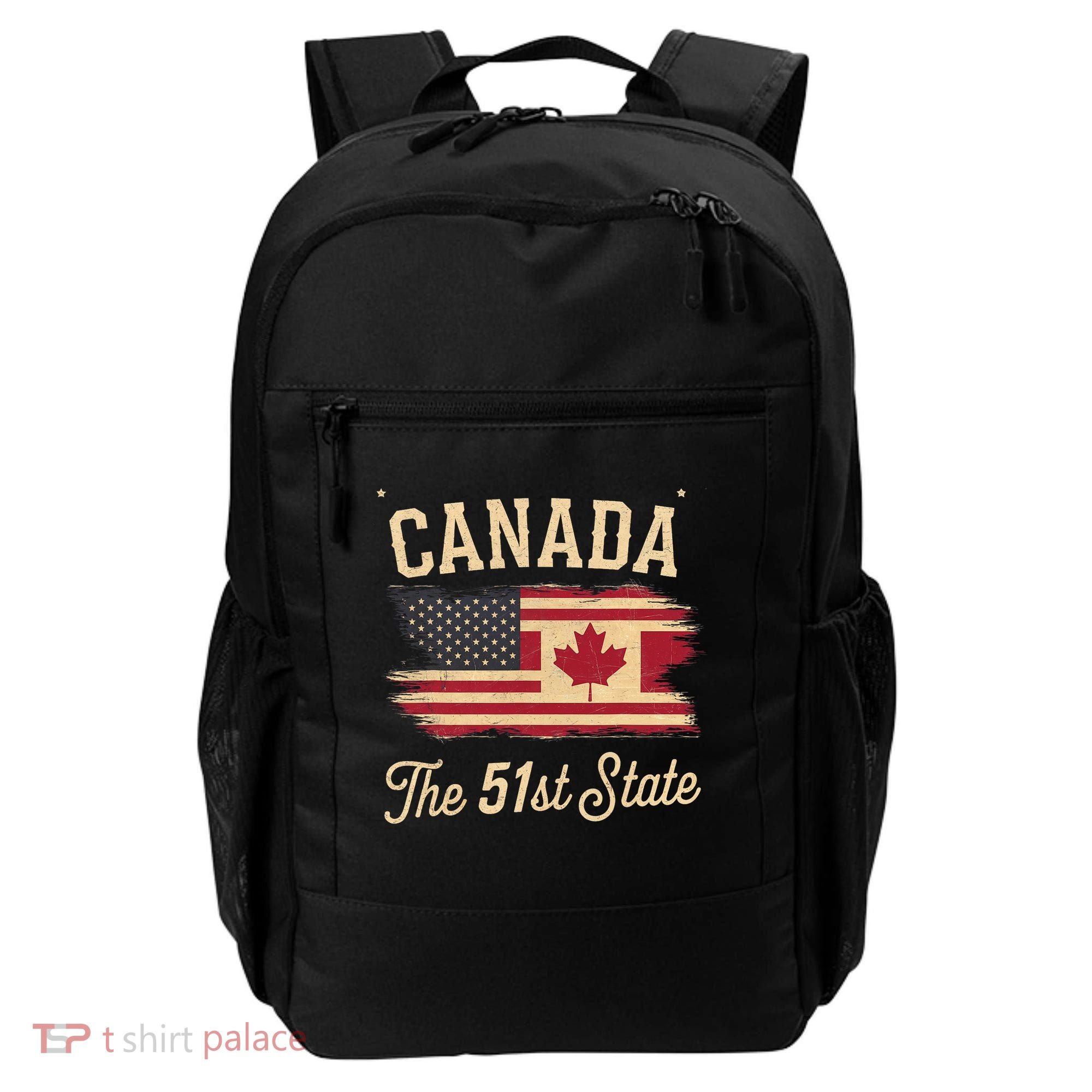 Canada The 51 State Trump Canada U.S State Funny Backpack