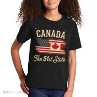 Canada The 51 State Trump Canada U.S State Funny Kids T-Shirt thumb 2