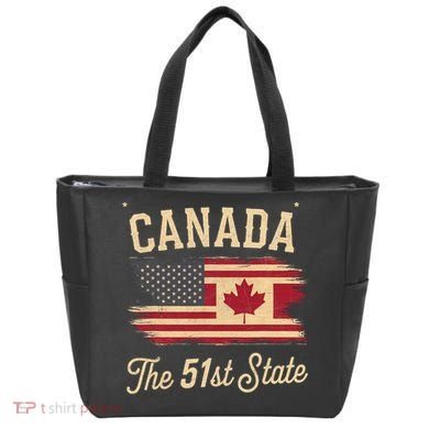 Canada The 51 State Trump Canada U.S State Funny Tote Bag