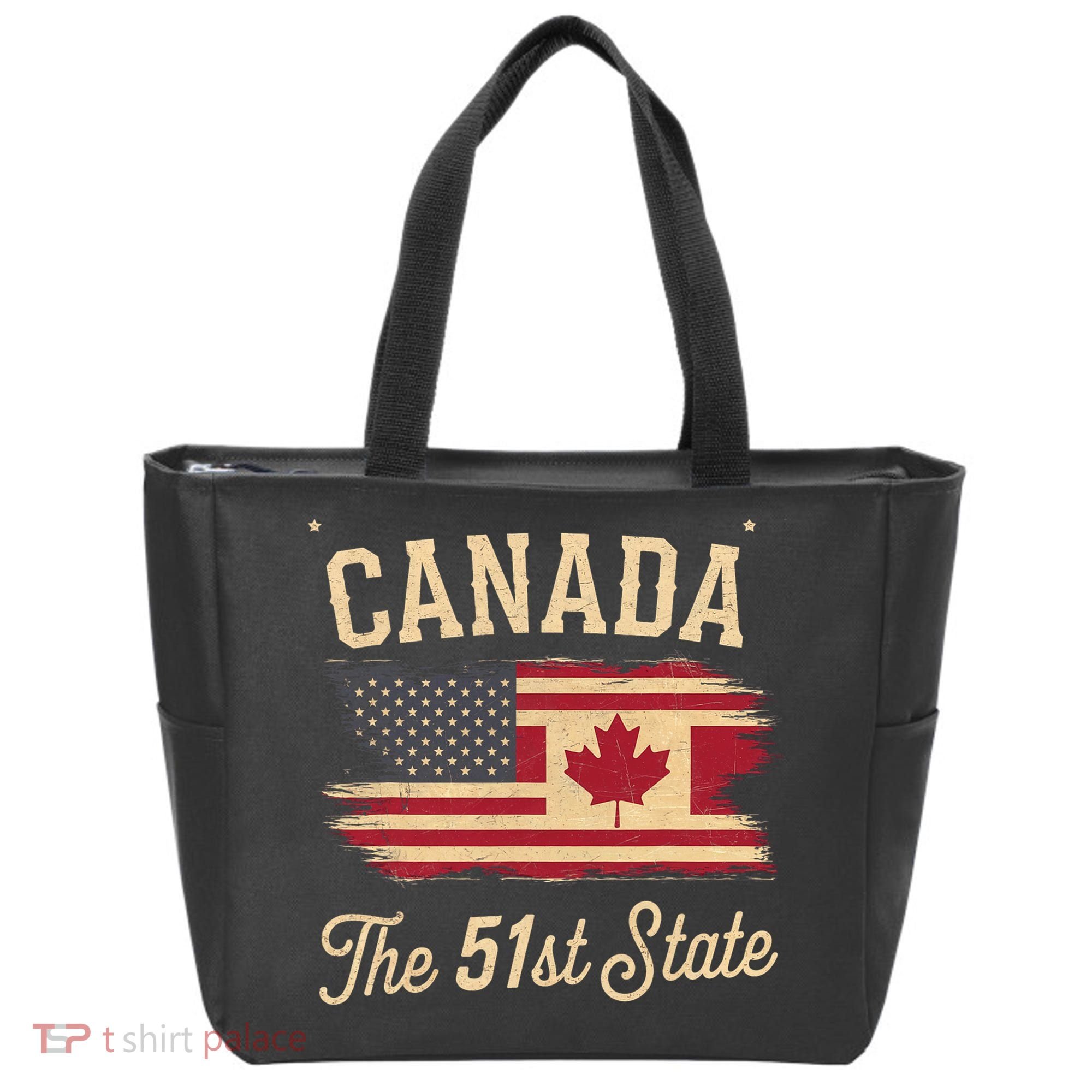 Canada The 51 State Trump Canada U.S State Funny Tote Bag