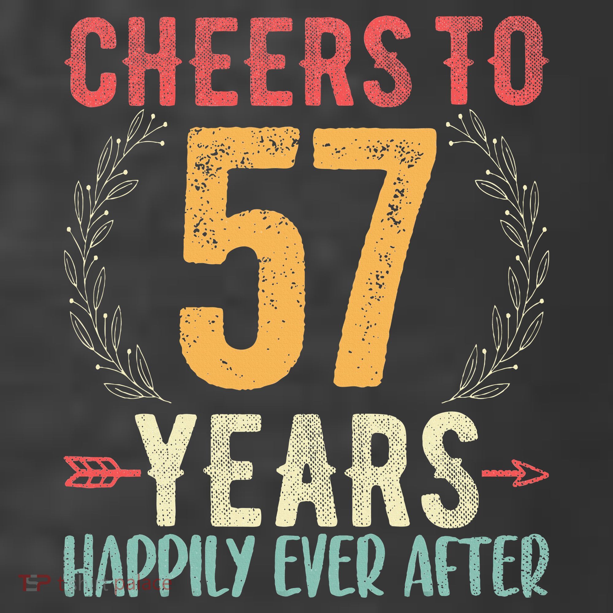 Cheers To 57 Years 57th Wedding Anniversary Husband Wife Women's Hoodie