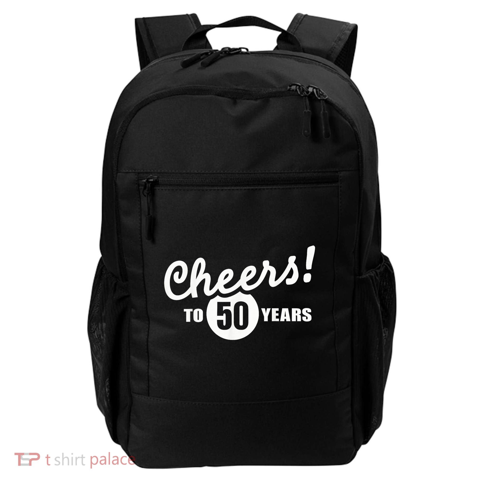 Cheers To 50 Years Birthday Backpack