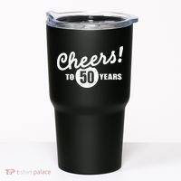 Cheers To 50 Years Birthday Tumbler thumb 0