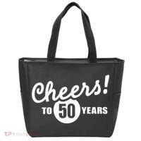 Cheers To 50 Years Birthday Tote Bag thumb 0