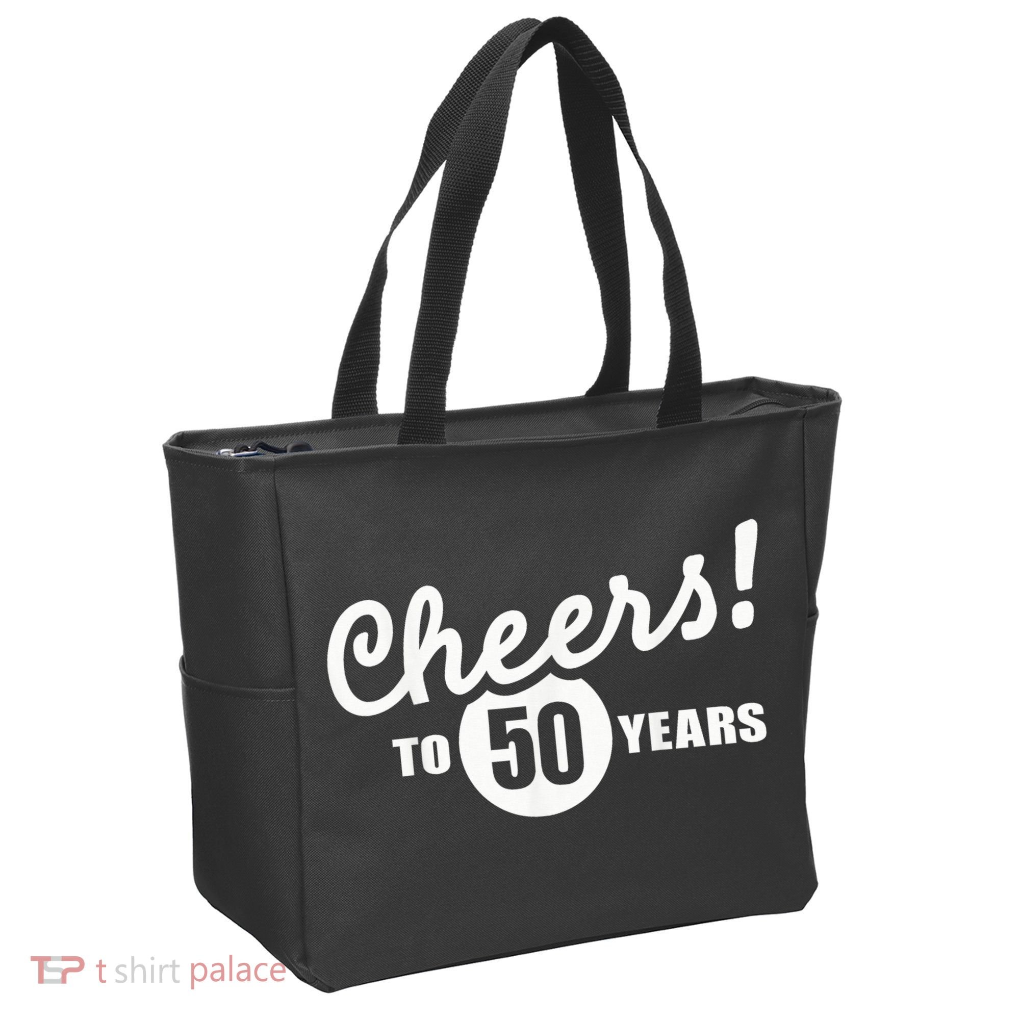 Cheers To 50 Years Birthday Tote Bag
