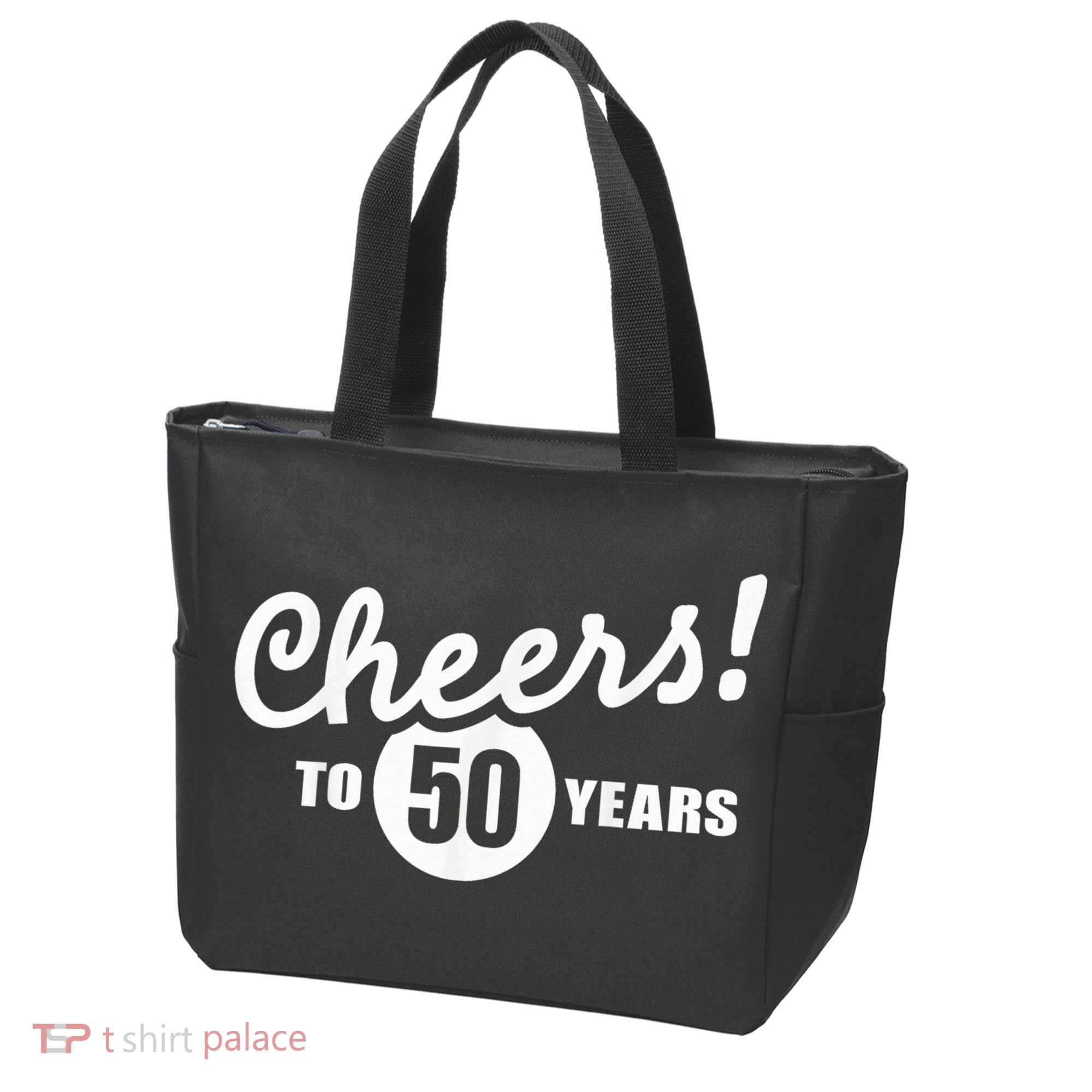 Cheers To 50 Years Birthday Tote Bag