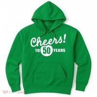 Cheers To 50 Years Birthday Hoodie thumb 0