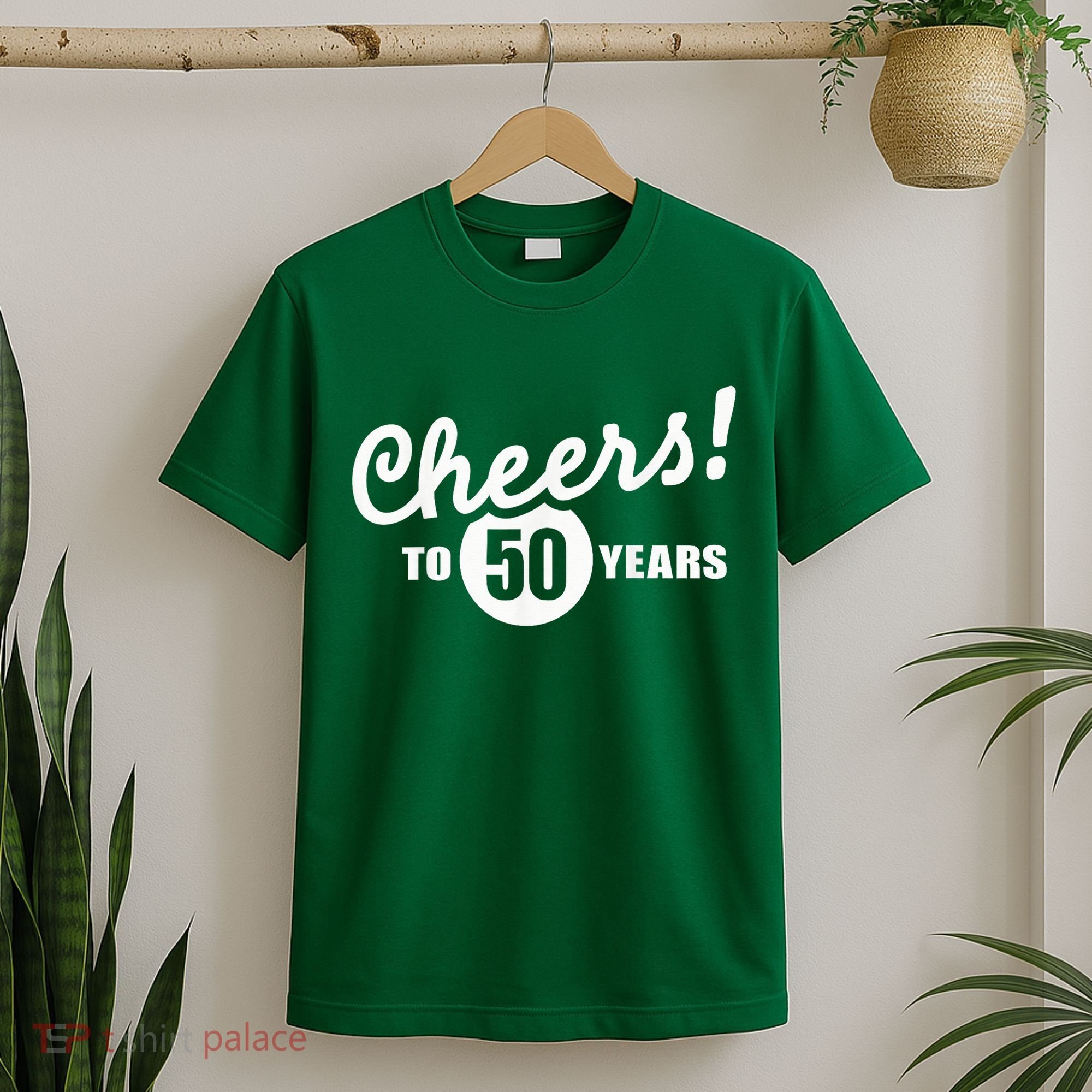 Cheers To 50 Years Birthday T-Shirt
