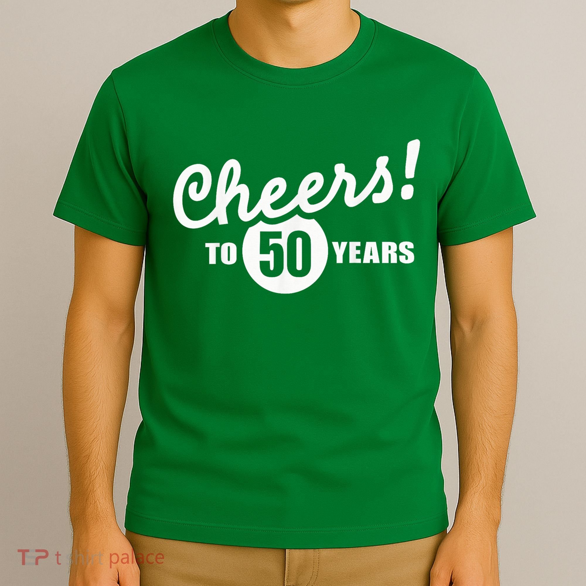 Cheers To 50 Years Birthday T-Shirt