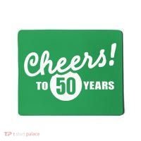 Cheers To 50 Years Birthday Mousepad thumb 0