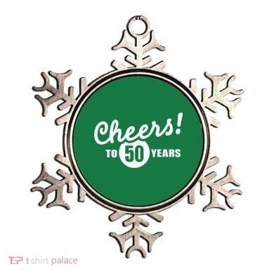 Cheers To 50 Years Birthday Ornament