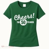 Cheers To 50 Years Birthday Women's T-Shirt thumb 0
