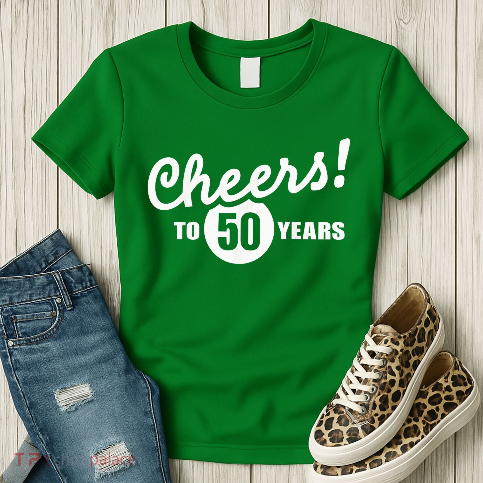 Cheers To 50 Years Birthday Women's T-Shirt
