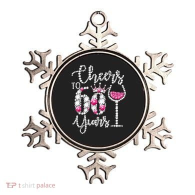 Cheers To 60 Year Old Gift 60th Birthday Queen Drink Wine Ornament