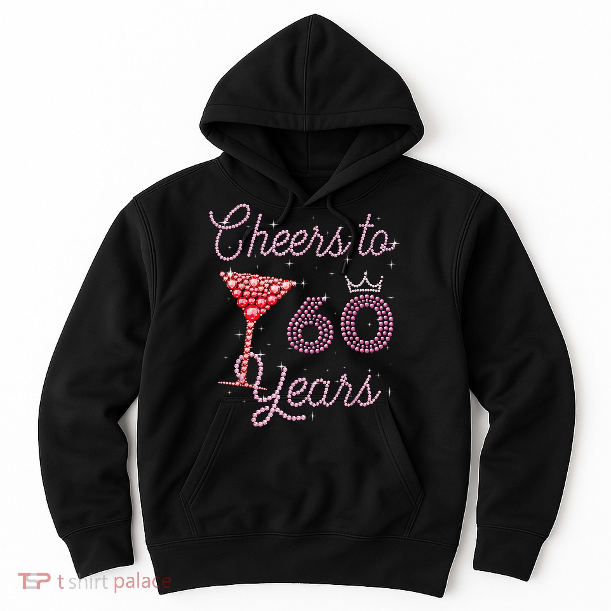 Cheers To 60 Years 60th Birthday 60 Years Old Bday Hoodie