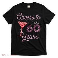 Cheers To 60 Years 60th Birthday 60 Years Old Bday T-Shirt thumb 0