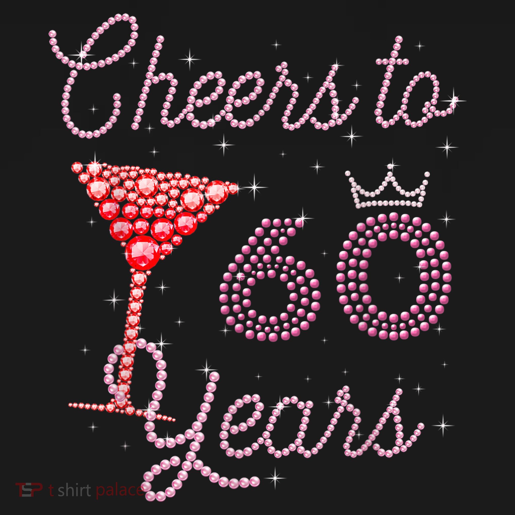 Cheers To 60 Years 60th Birthday 60 Years Old Bday T-Shirt