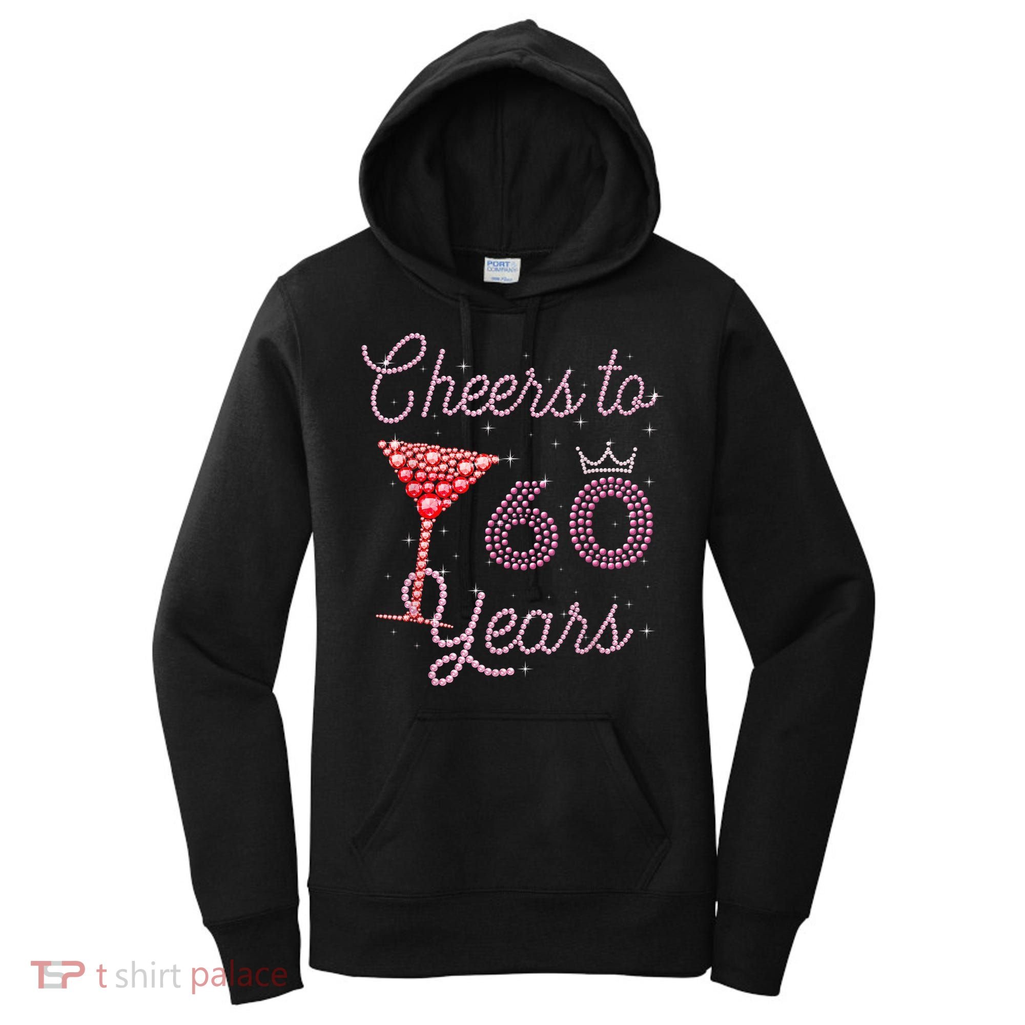 Cheers To 60 Years 60th Birthday 60 Years Old Bday Women's Hoodie