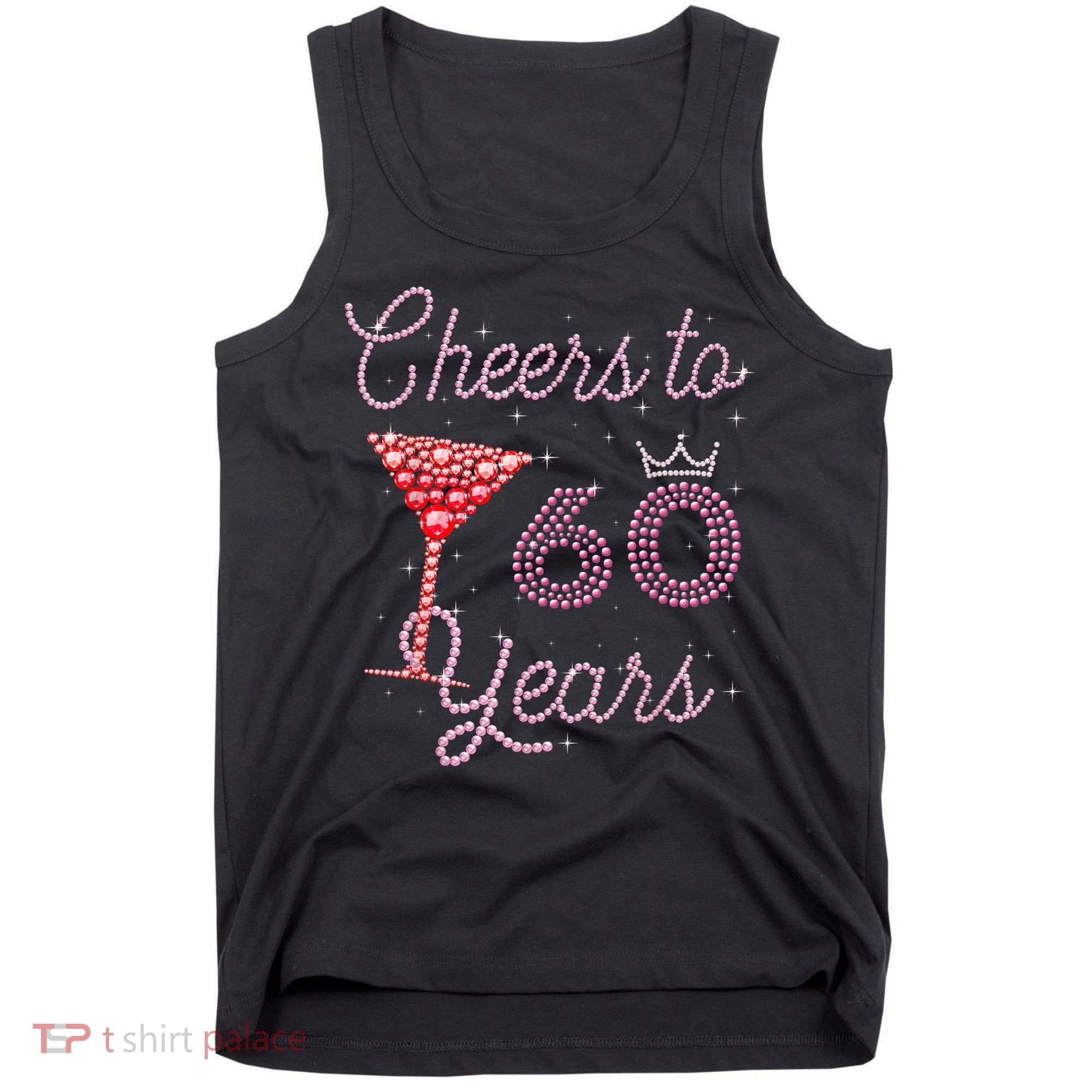 Cheers To 60 Years 60th Birthday 60 Years Old Bday Tank Top