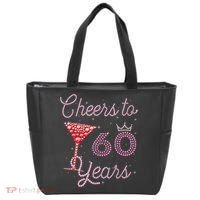 Cheers To 60 Years 60th Birthday 60 Years Old Bday Tote Bag thumb 0