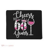 Cheers To 60 Year Old Gift 60th Birthday Queen Drink Wine Mousepad thumb 0