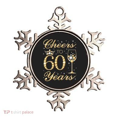 Cheers To 60 Years 60th Queens Birthday 60 Years Old Ornament