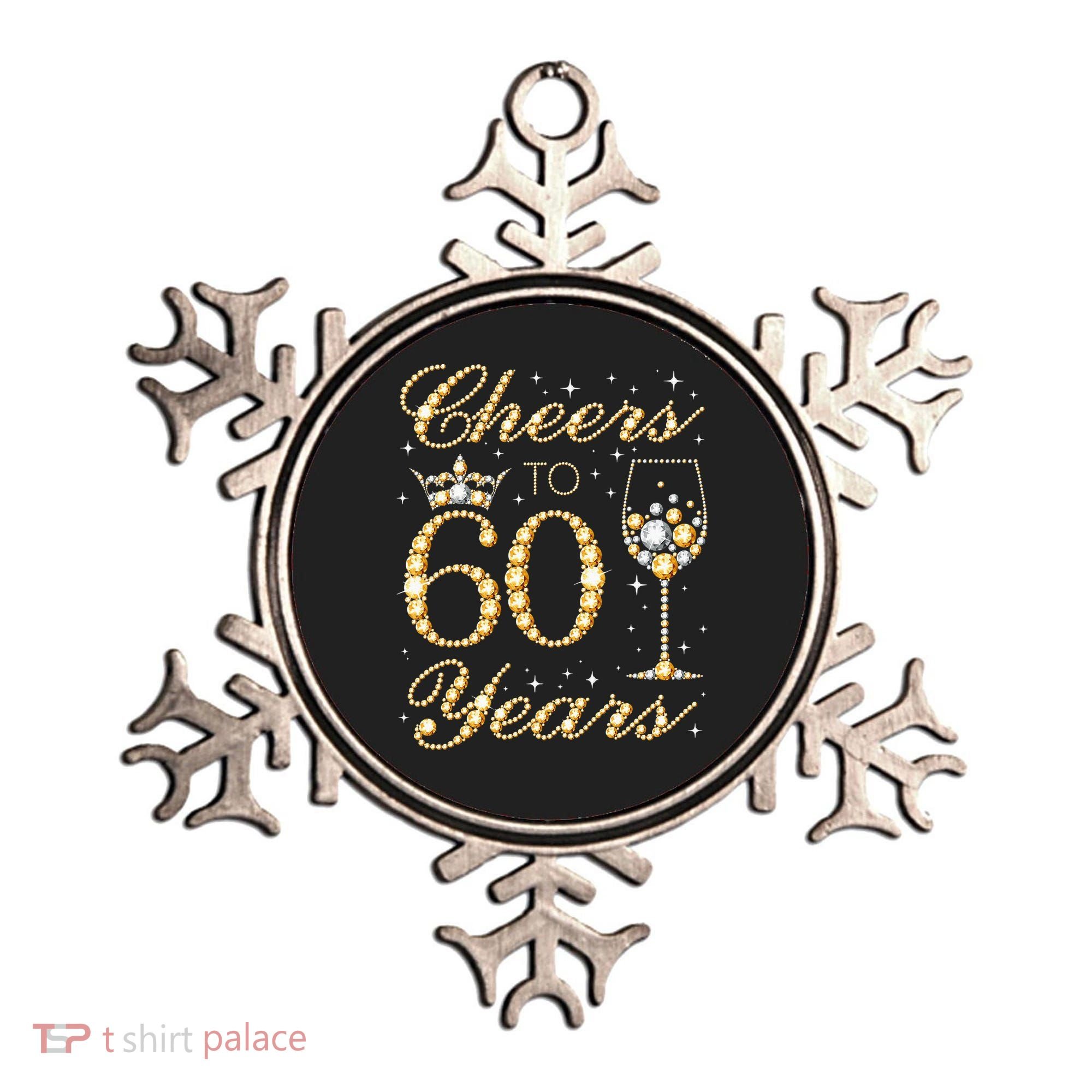 Cheers To 60 Years 60th Queens Birthday 60 Years Old Ornament