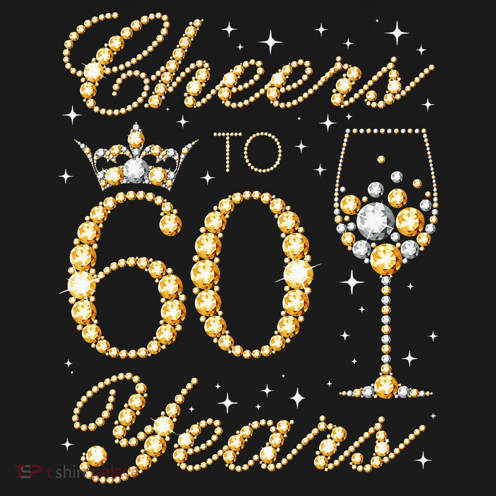 Cheers To 60 Years 60th Queens Birthday 60 Years Old Women's Tank Top