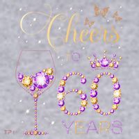 Cheers To 60 Years Old 60th Birthday Party 60th Bday Women's Racerback Cropped Tank thumb 2