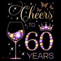 Cheers To 60 Years Old 60th Birthday Party 60th Bday Coffee Mug thumb 5
