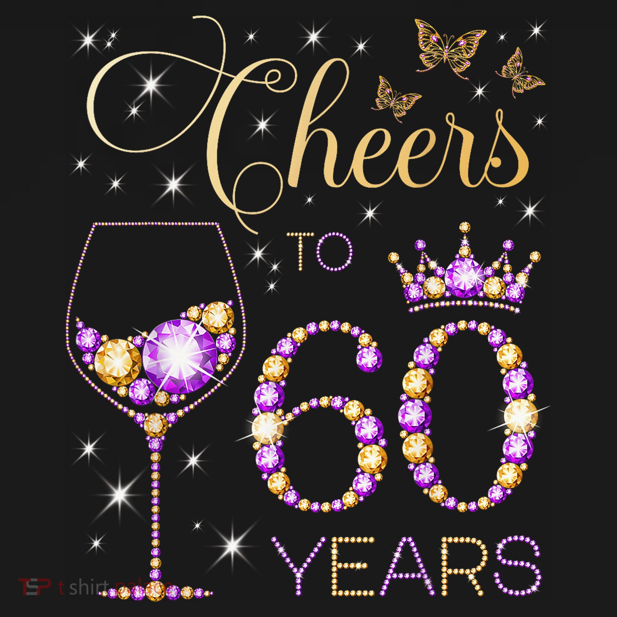 Cheers To 60 Years Old 60th Birthday Party 60th Bday Ornament