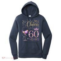 Cheers To 60 Years Old 60th Birthday Party 60th Bday Women's Hoodie thumb 0