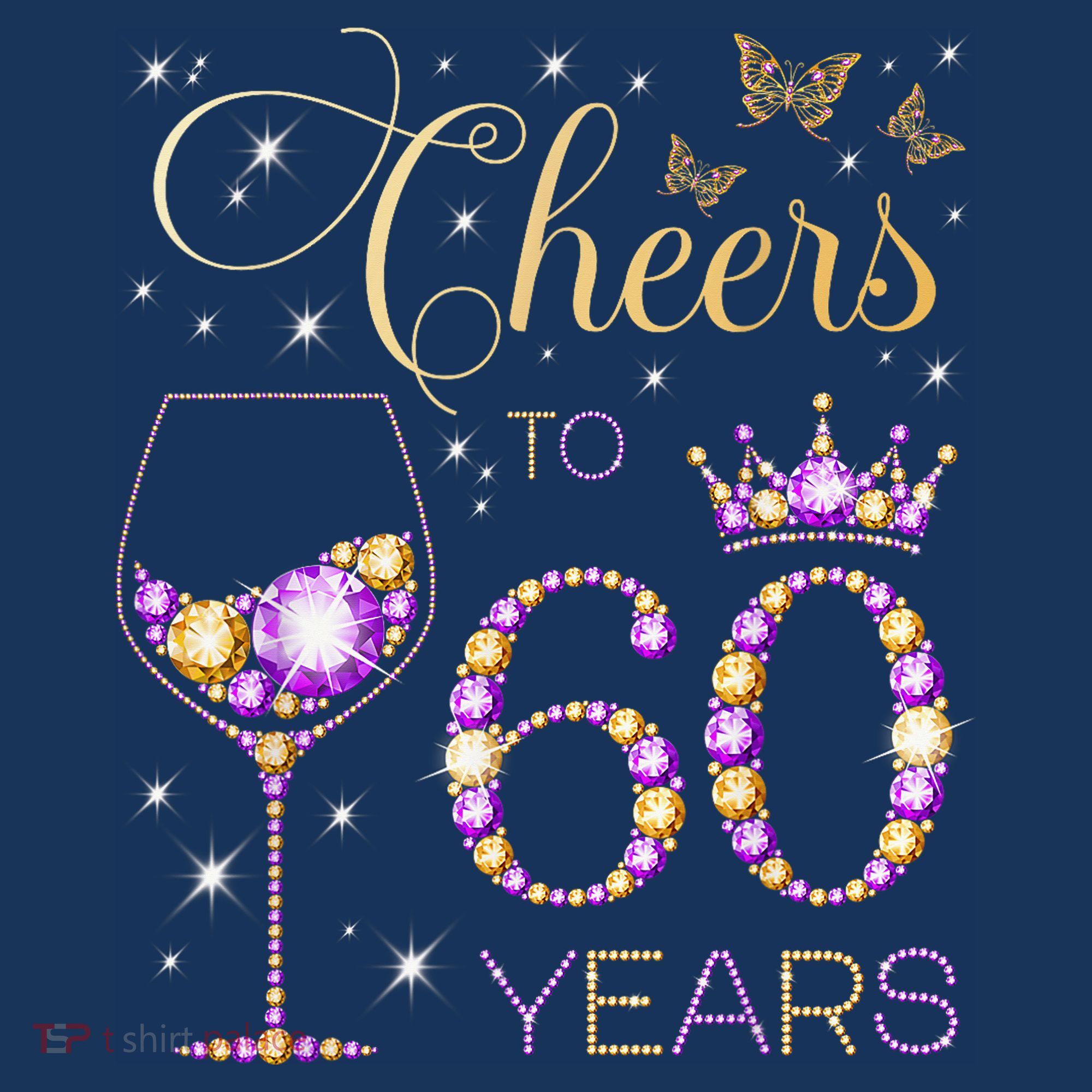 Cheers To 60 Years Old 60th Birthday Party 60th Bday Women's Tank Top