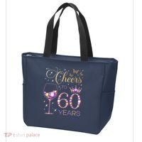 Cheers To 60 Years Old 60th Birthday Party 60th Bday Tote Bag thumb 3