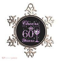 Cheers to 60 Years Old Wo Purple Crown 60th Birthday Pullover Hoodie Ornament thumb 0
